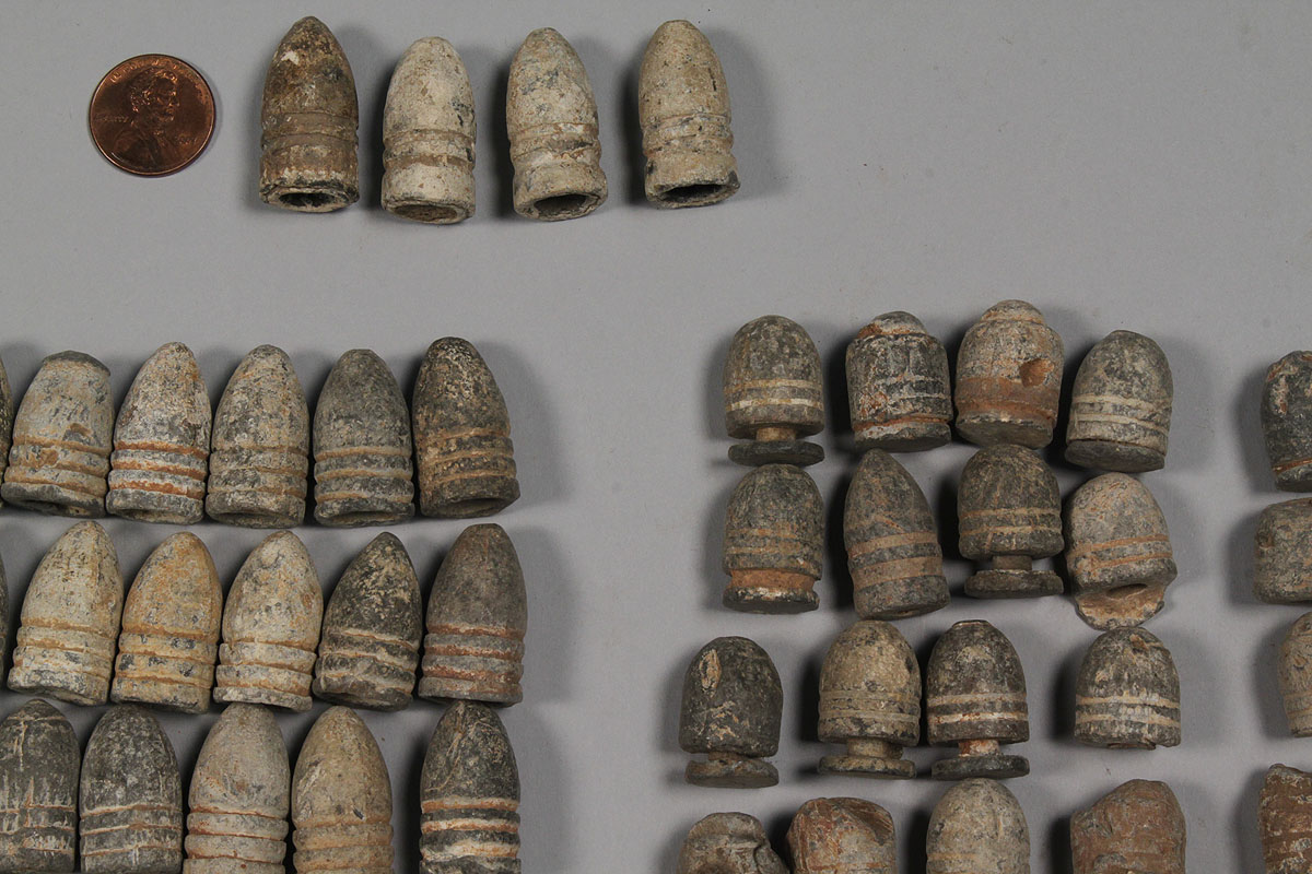 Lot 464 Collection of Excavated Civil War bullets
