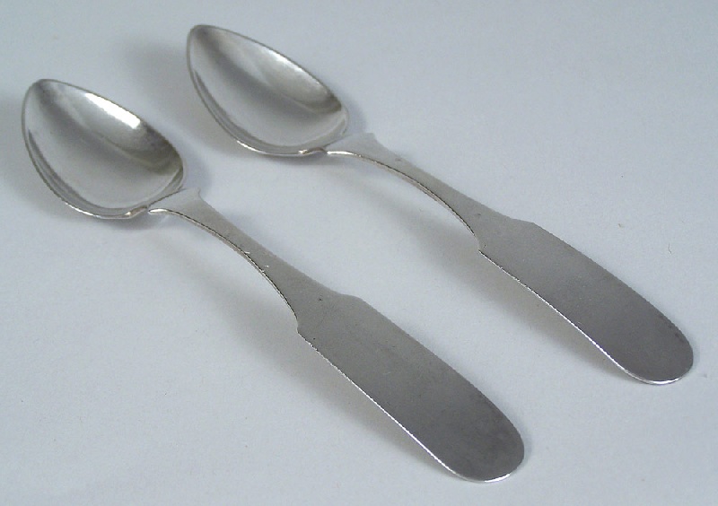Tennessee coin silver spoons by J. M. Smith (lot116)