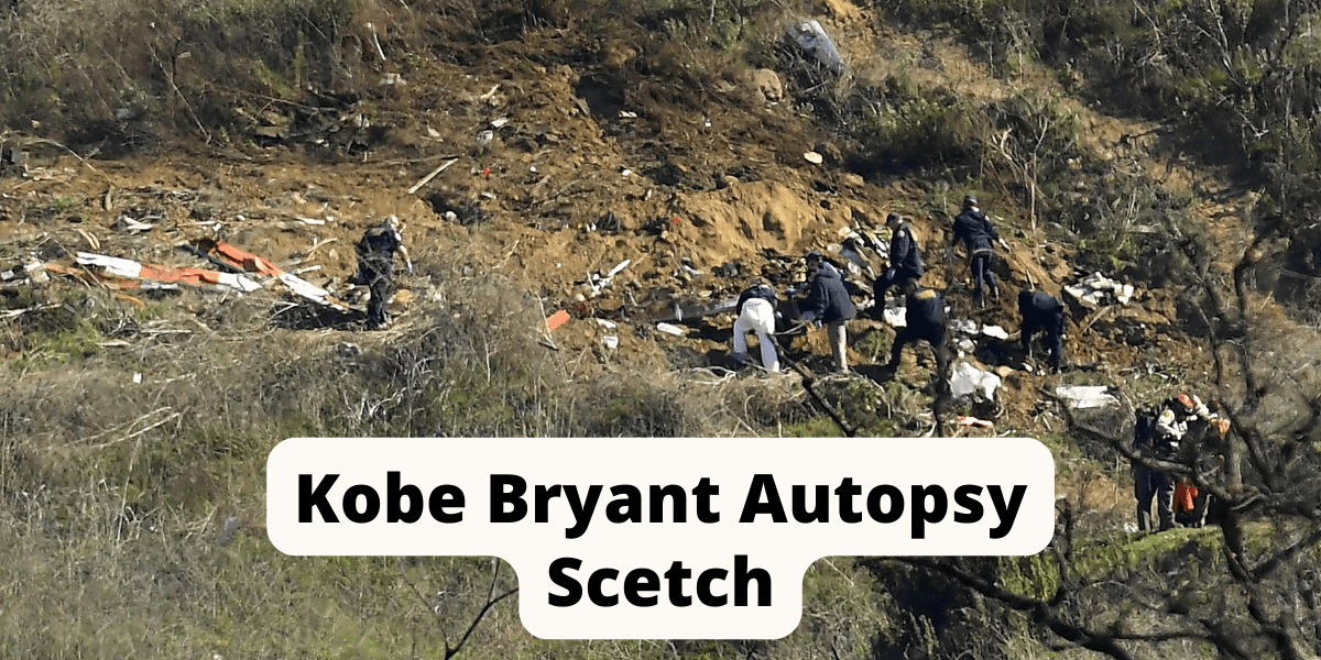 Kobe Bryant Autopsy Sketch Case AX
