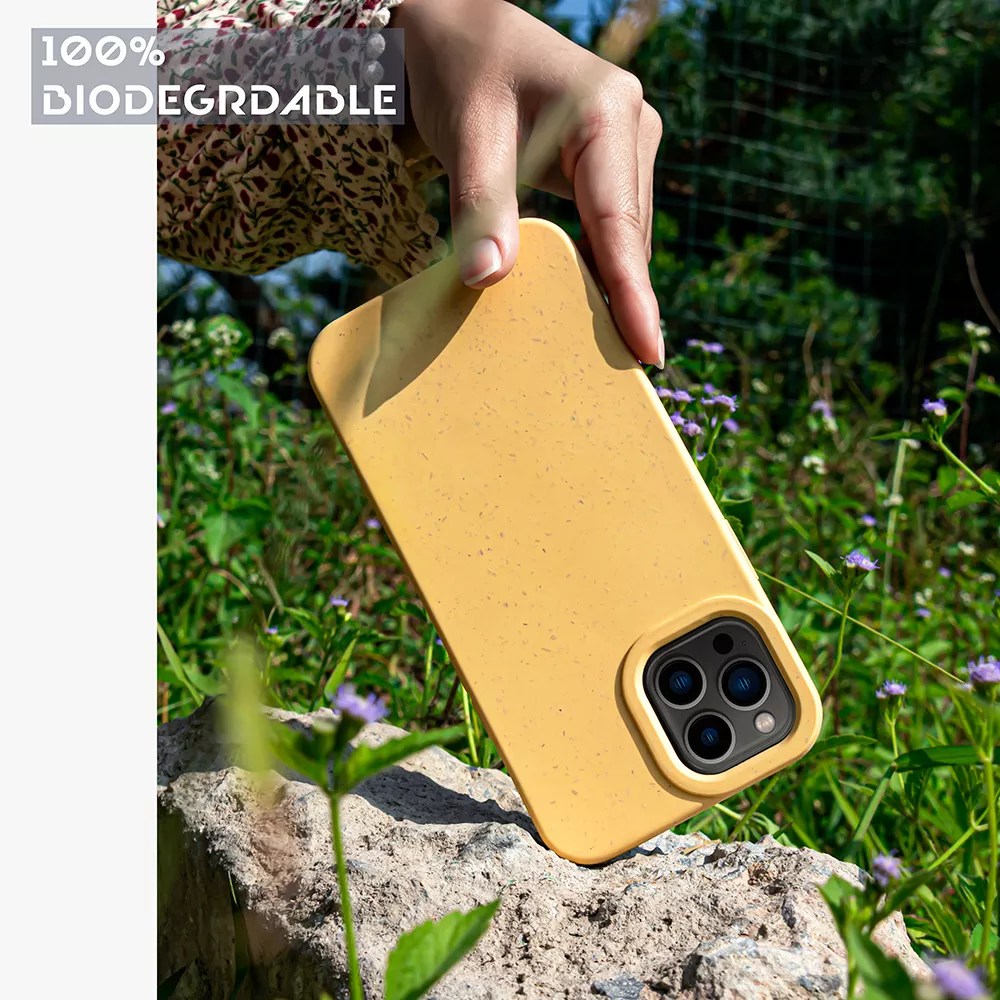 Eco Friendly iPhone 11 Case Yellow Biodegradable iPhone 11 Phone Case