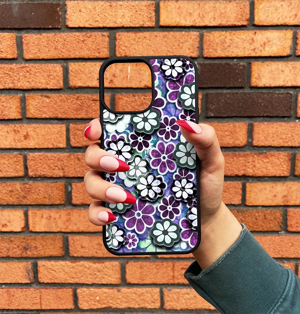 Hippie Mania iPhone 13 Case Abstract Floral Print iPhone 13 Case