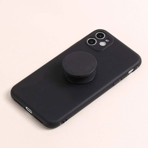 Silicone Pop Socket iPhone 12 Case Caseface