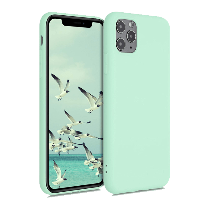 Liquid Silicone iPhone 11 Pro Max Case Mint Caseface