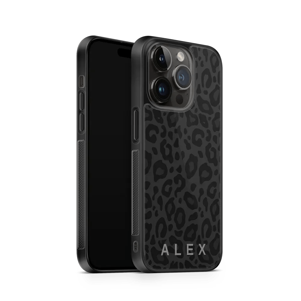 Noir Leopard iPhone 12 Pro Max Case iPhone 12 Pro Max Leopard Print Case