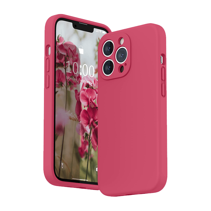 Liquid Silicone iPhone 13 Pro Case Coral Caseface