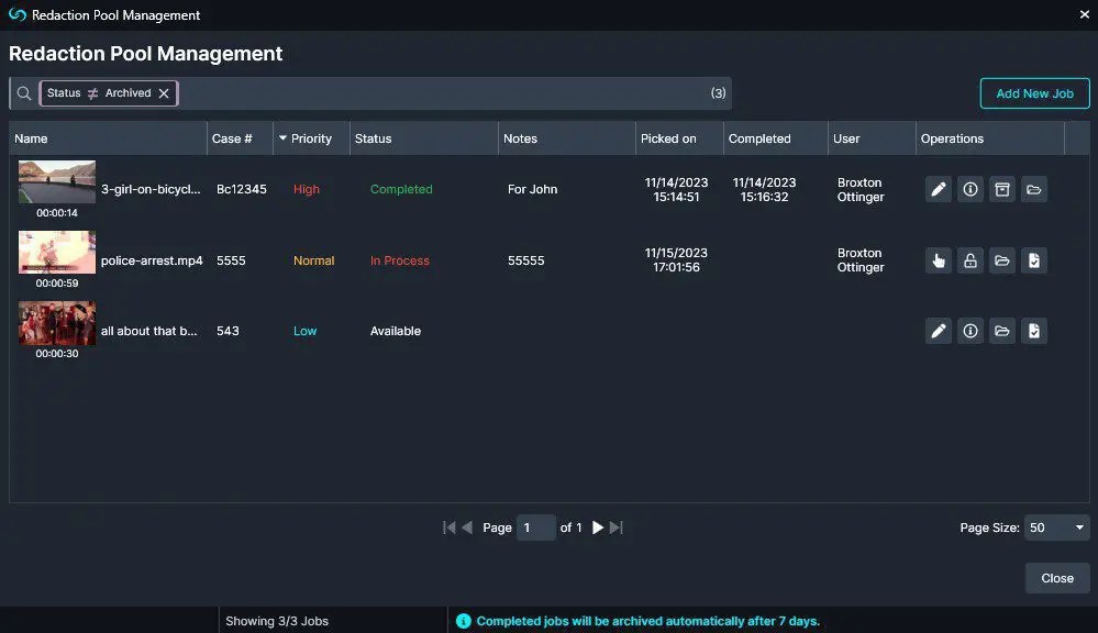 How to use the redaction pool in CaseGuard