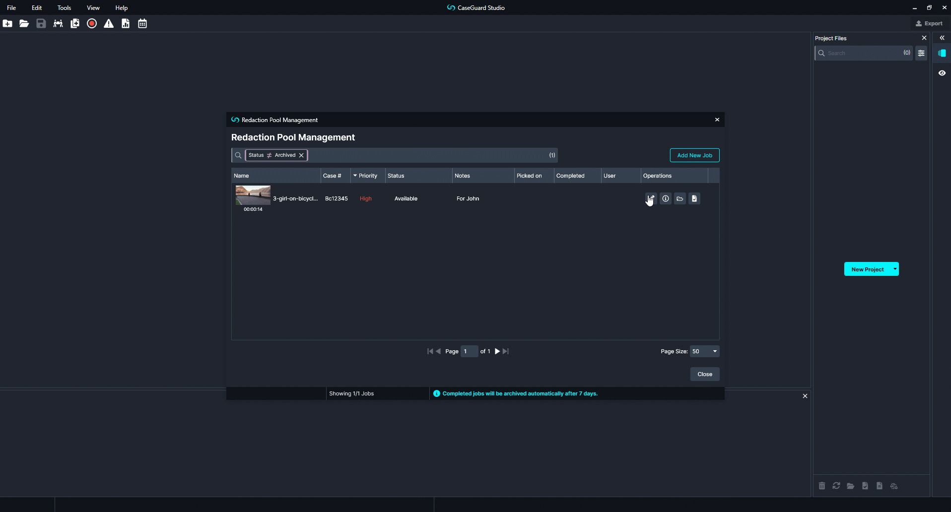 How to use the redaction pool in CaseGuard