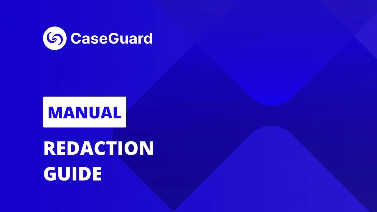 Read Redaction Manual