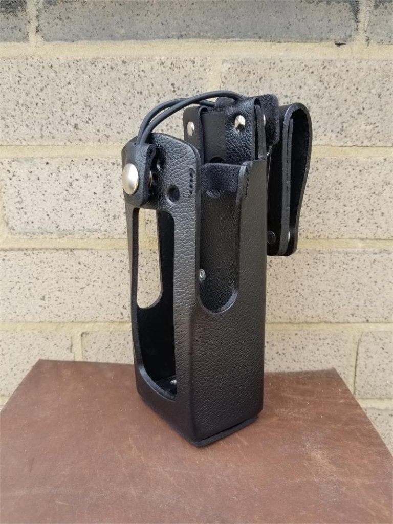 Harris XG-100P Leather Case with Harris compatible swivel belt loop