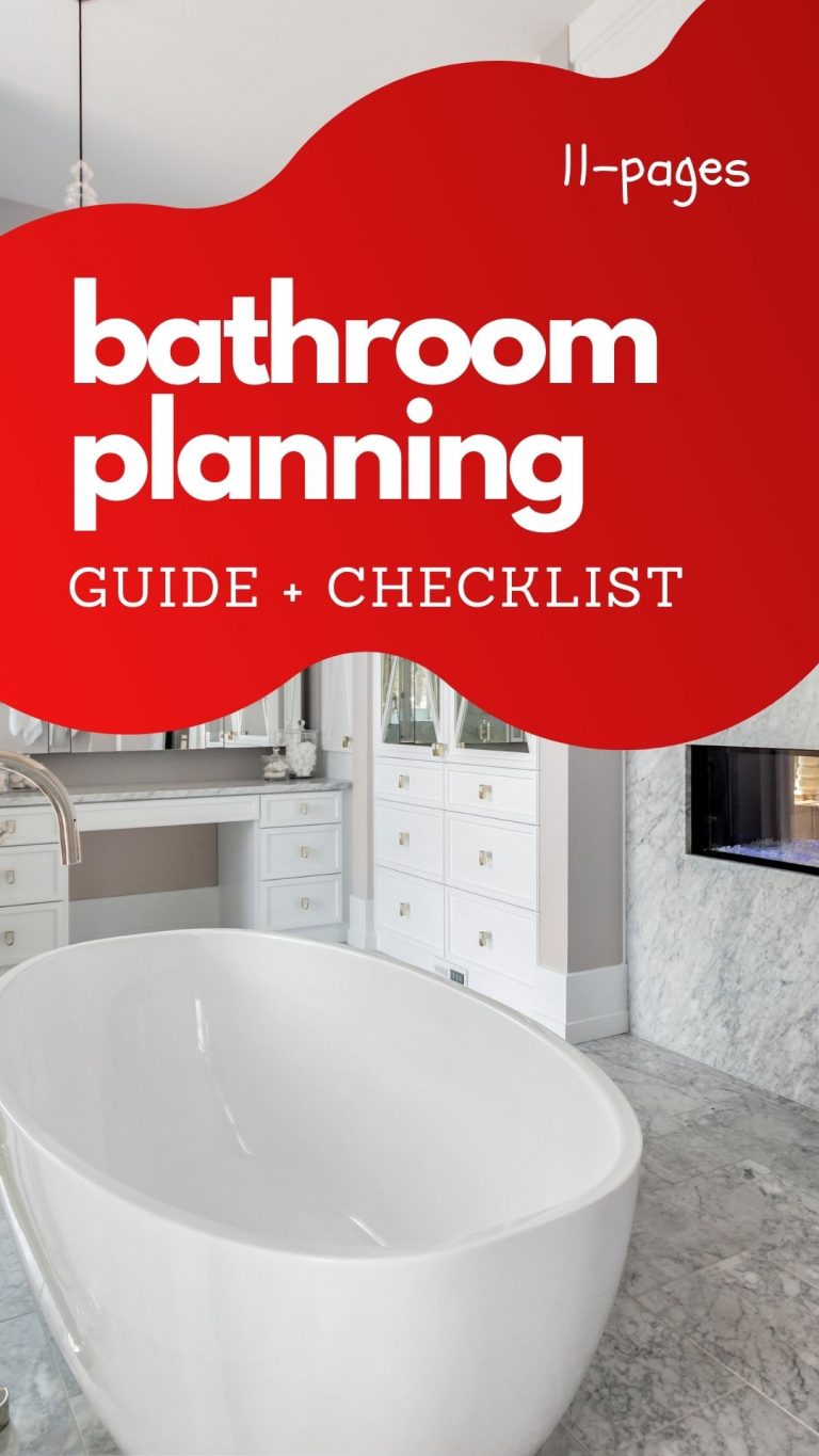 Bathroom Planning Guide Free Download