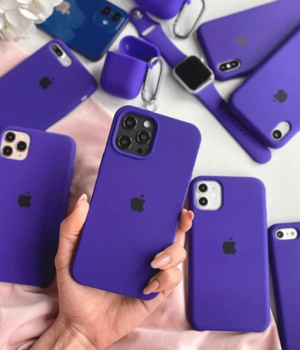 Buy Iphone Liquid Silicone Case Violet