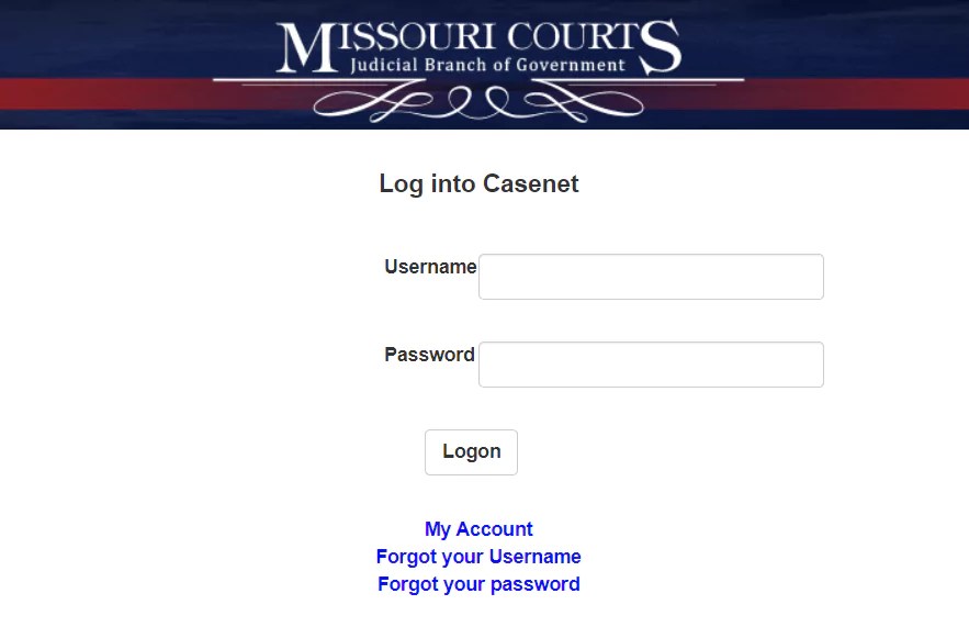 Login Access Missouri's Case Management System