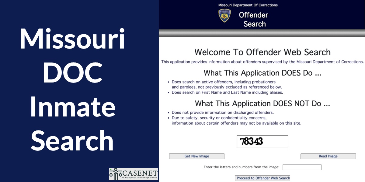 Missouri Inmate Search — MODOC Offender Database Free Lookup