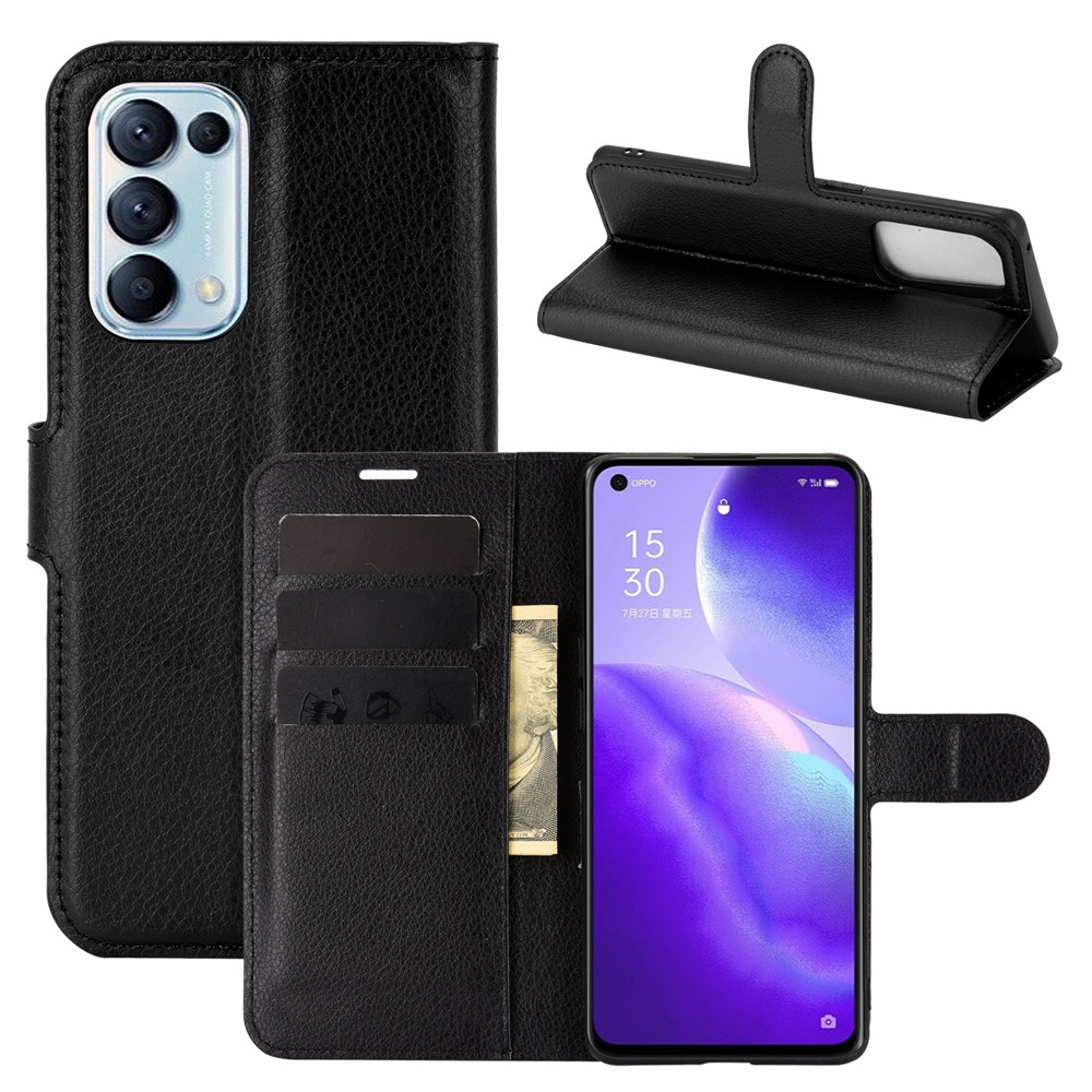 OPPO Find X3 Lite Plain Book Flip Cases Mobile Phone Cases