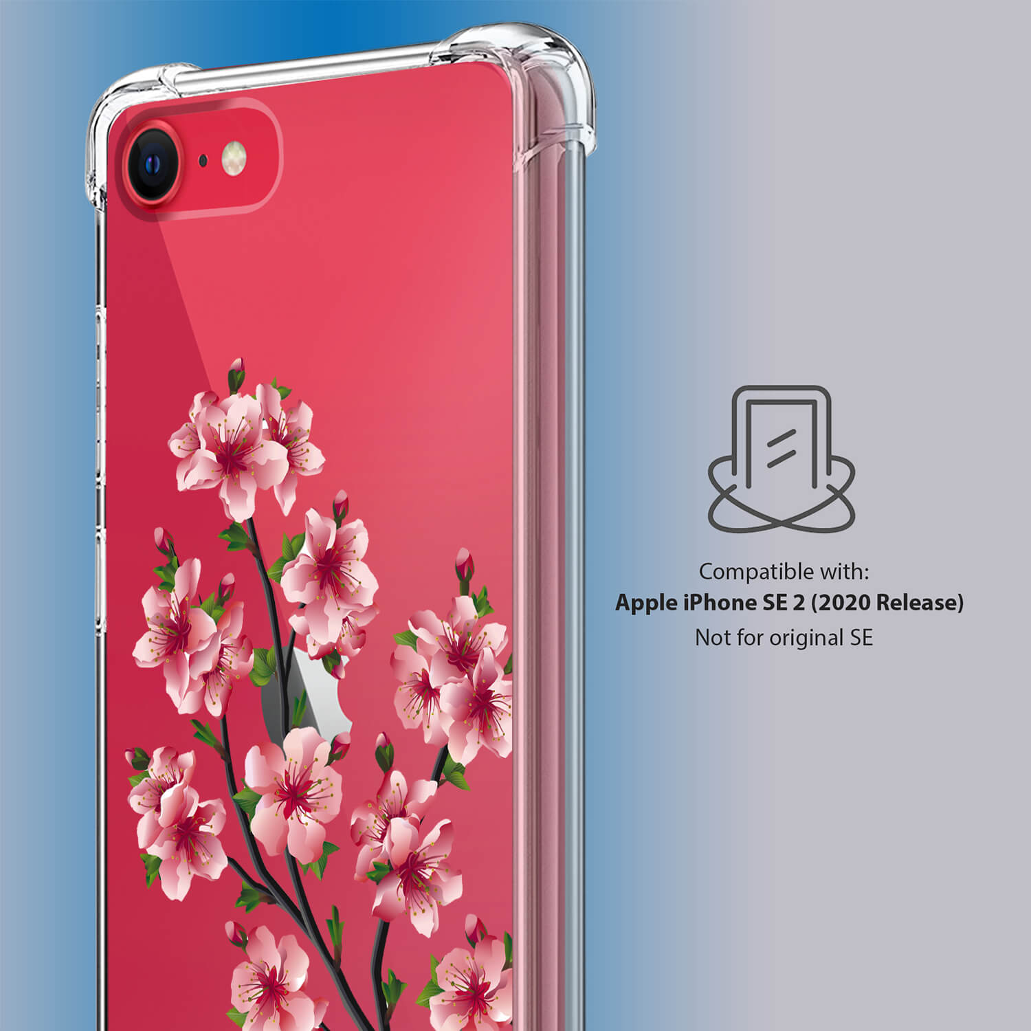 Case for [Apple iPhone SE 2020], Cool Design TPU Case, Flexible Slim
