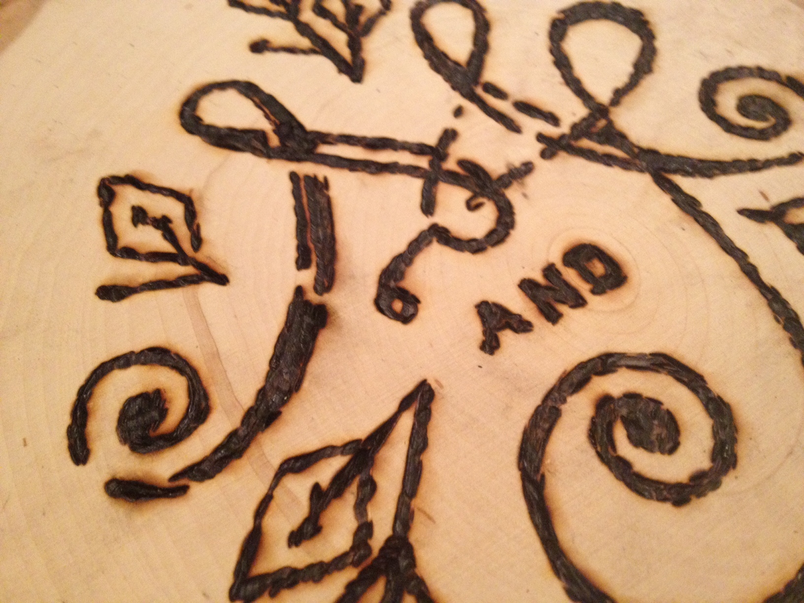 Monogram Wood Burning Casey Spitnale