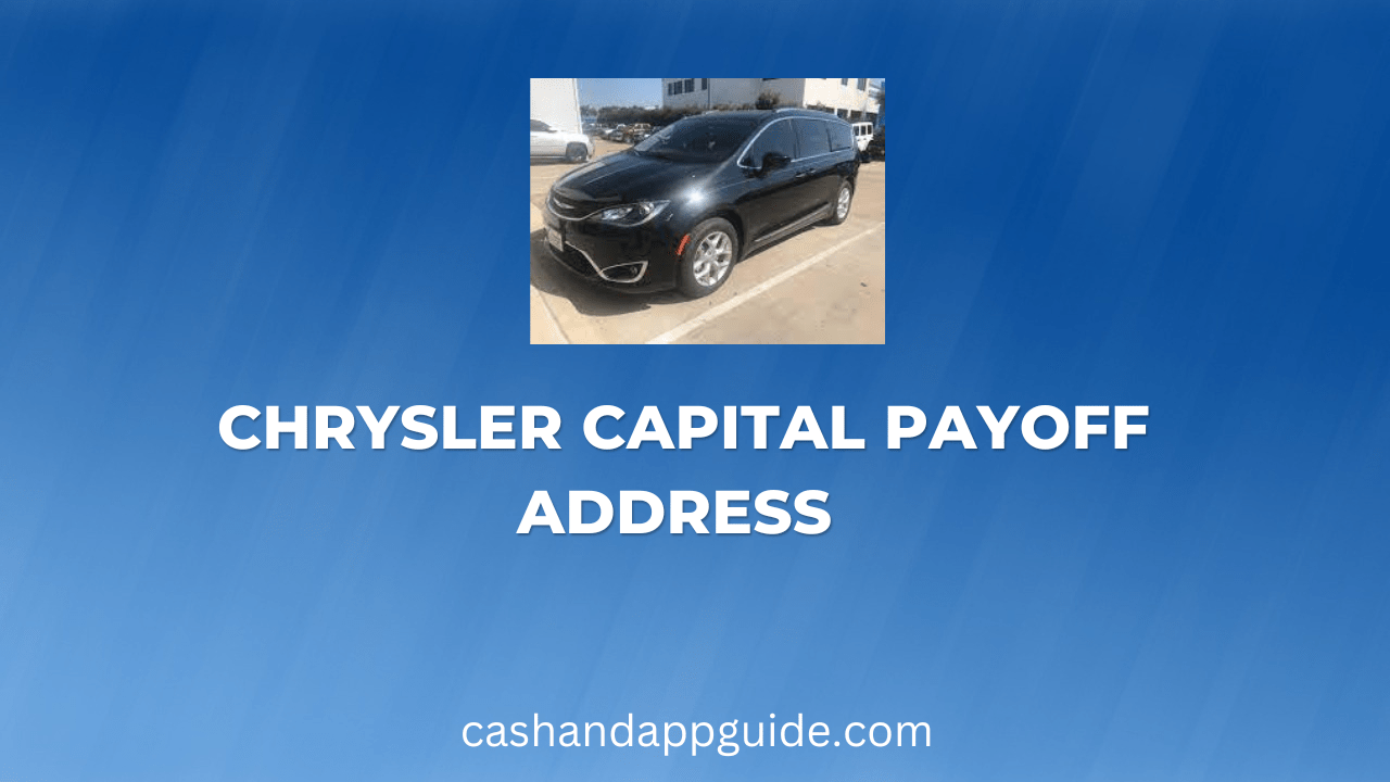 Chrysler Capital Payoff Address 2023 online banking