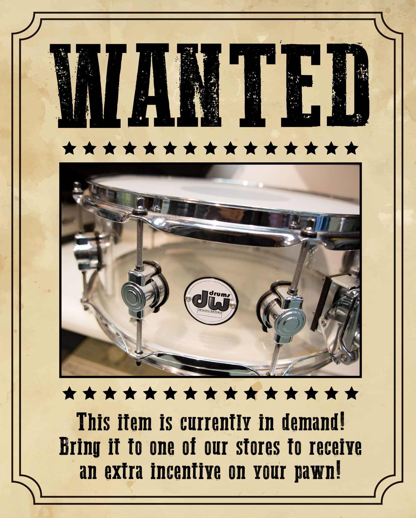 Drums_ENG CashCo Pawn Shop San Diego