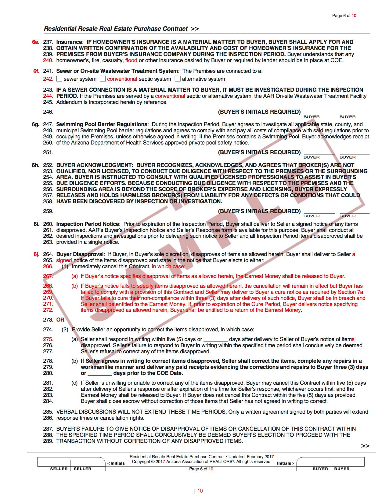 The Arizona Residential Real Estate Contract, New & Improved! Cashman