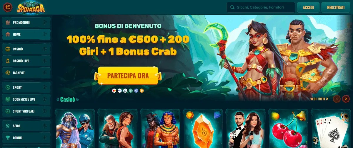 Drehe um Ehre und sichere dir kostenlose Belohnungen im Spinanga Casino in Deutschland