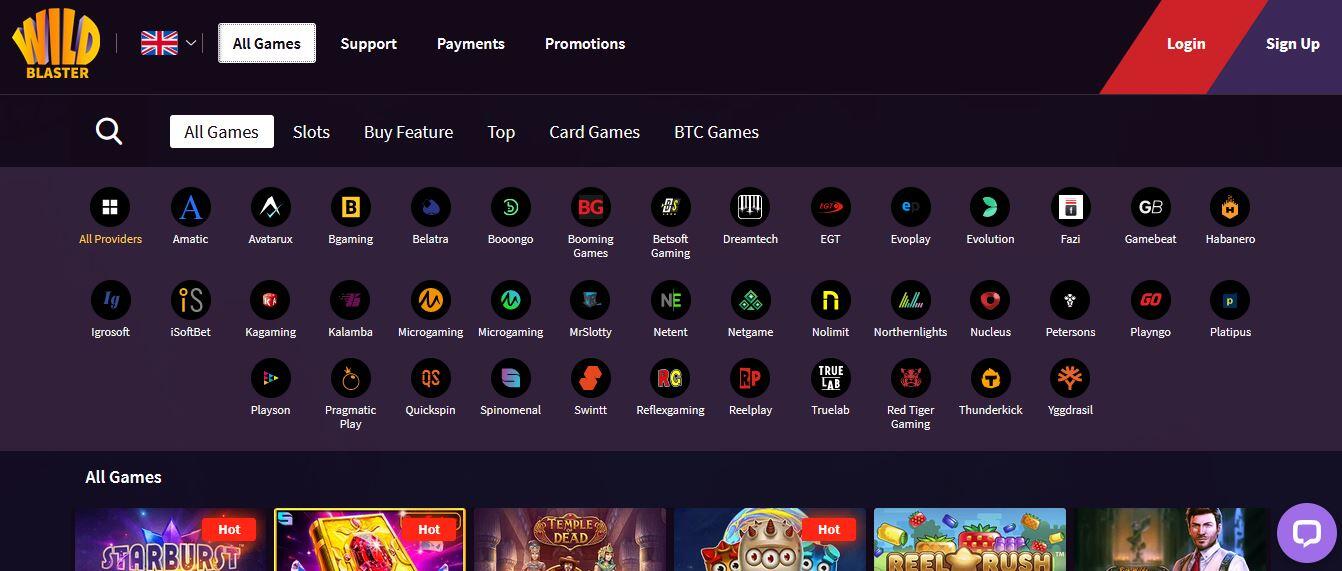WildBlaster Casino Casinos Cryptos Claim €350 + 100 Free Spins