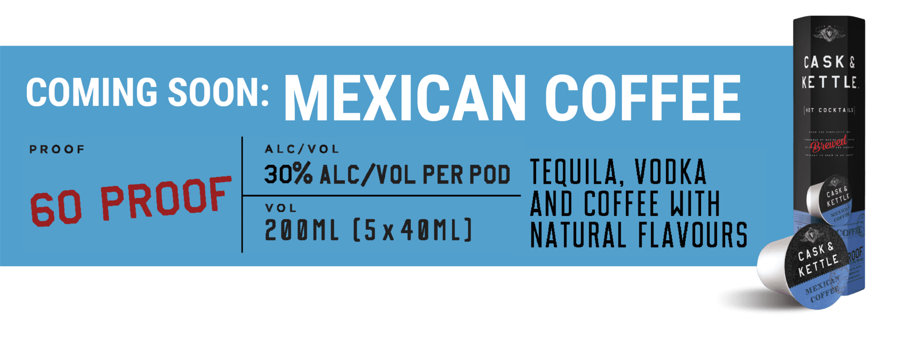Cask and Kettle Ready to Brew Hot Cocktails