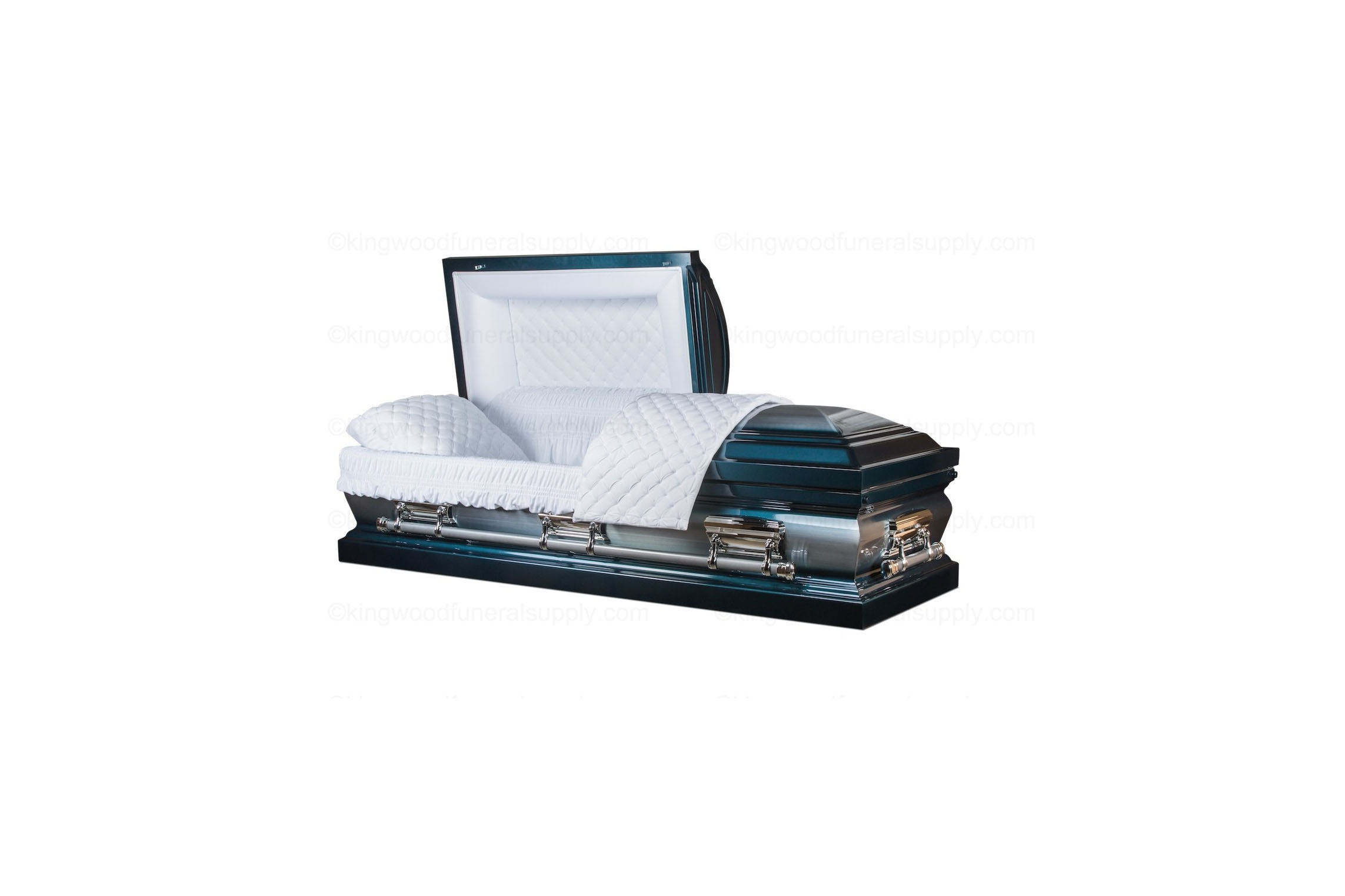 The Titan Blue Metal Casket Best Priced Caskets in NJ, NY, and PA