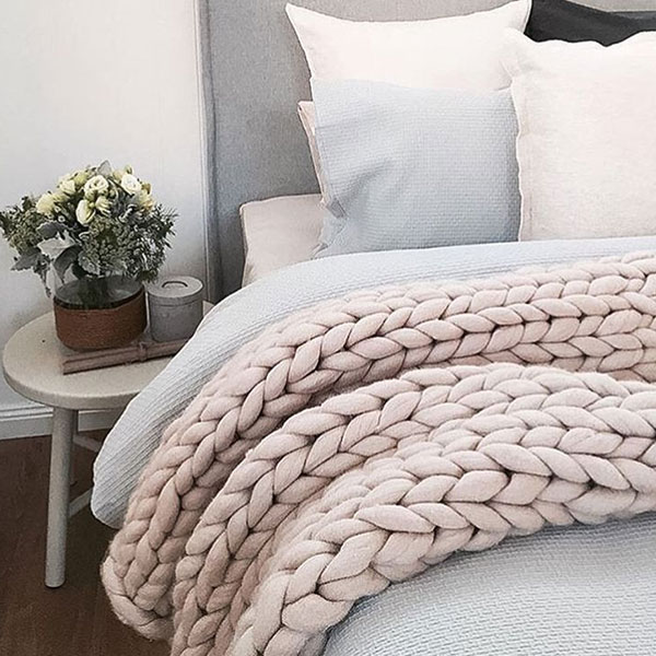 Chunky Knit Throw Casma Global