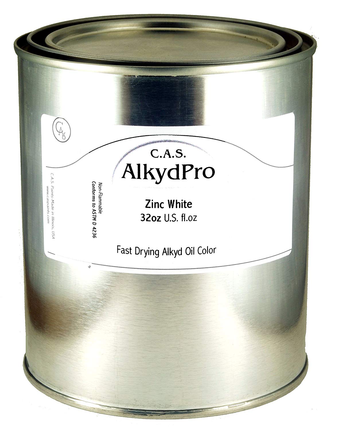 Solvent free Zinc White 32 oz free shipping C.A.S. Alkydpro Paints