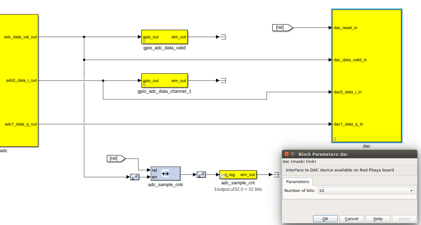 Tutorial 2 ADC and DAC Interface — CASPER Tutorials 0.1 documentation