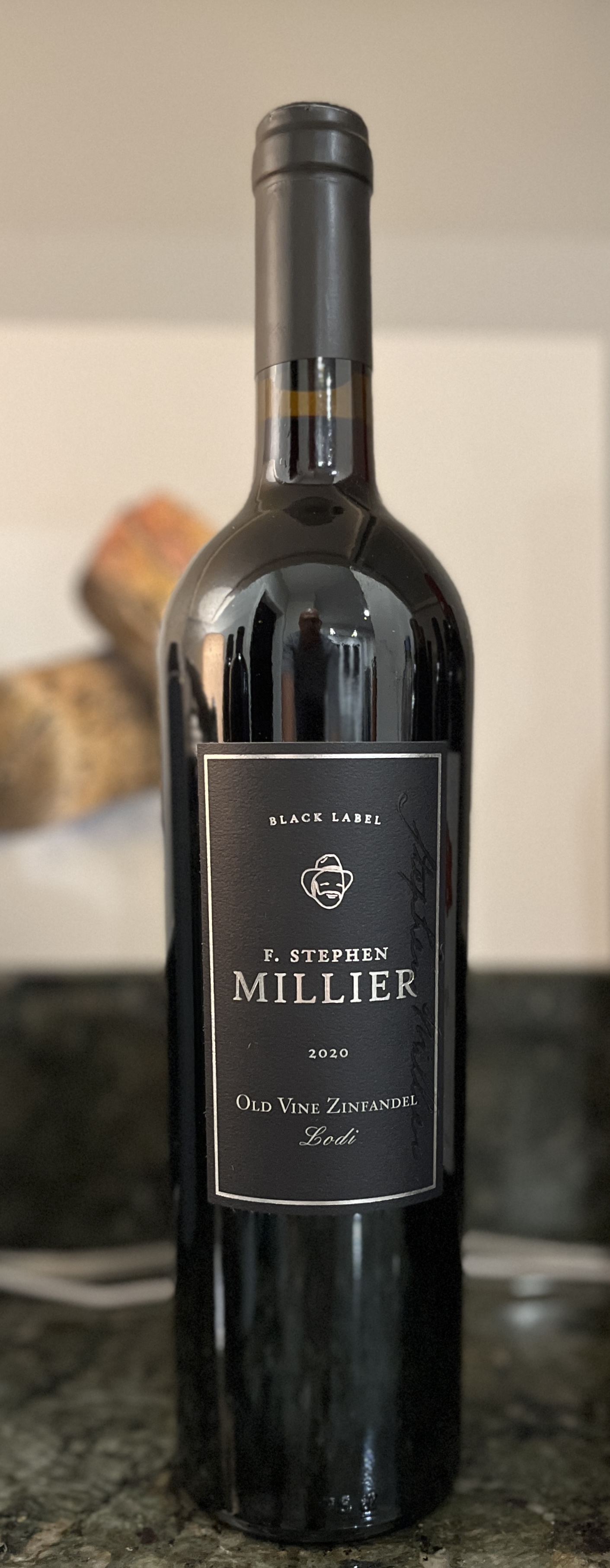 F. Stephen Millier Black Label Old Vine Zinfandel 2020, Lodi