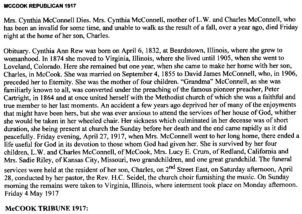 M Obituary & Birth Announcements Cass County Illinois