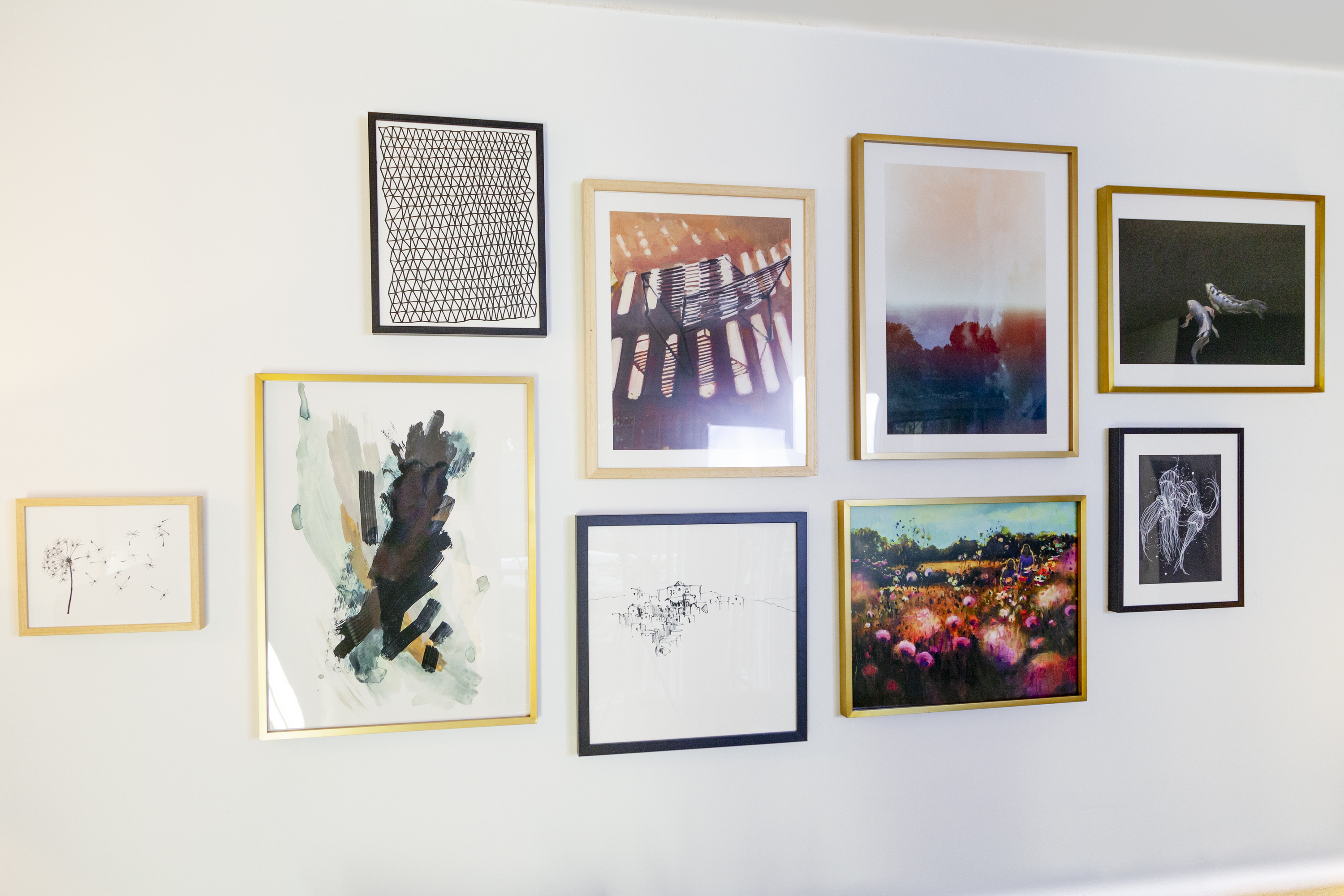 HOW I CREATED MY GALLERY WALL with Minted (StepbyStep) CASSANDRE URSU