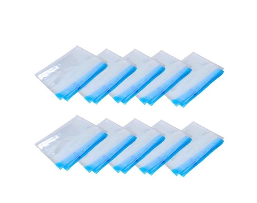 Set 10 saci vidat haine, pilote, paturi, perne, 60 x 80 cm Cassatex