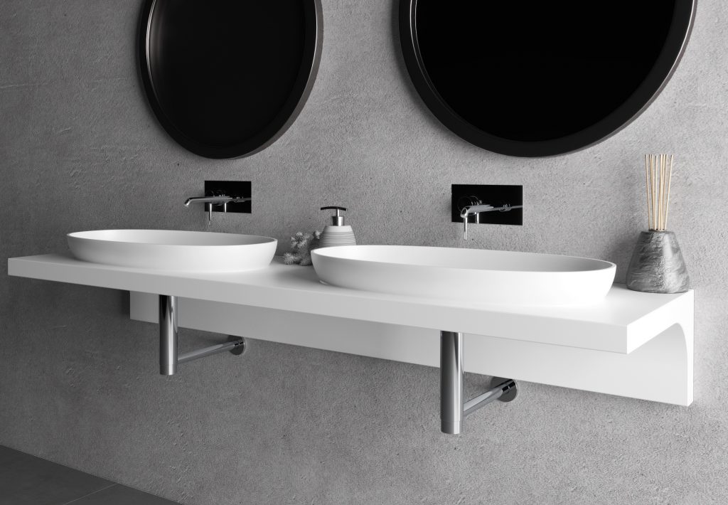 Scopri i nostri pezzi unici e lavorati artigianalmente. Web piani lavabo in hpl. Produzione top bagno, lavabo in Hpl Lavorazione HPL, Paperstone