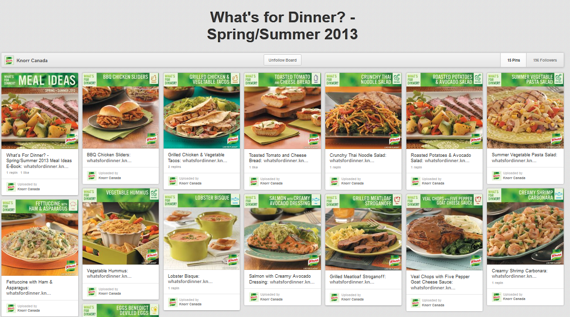 Knorr 'What's for Dinner?' Gambling Awards