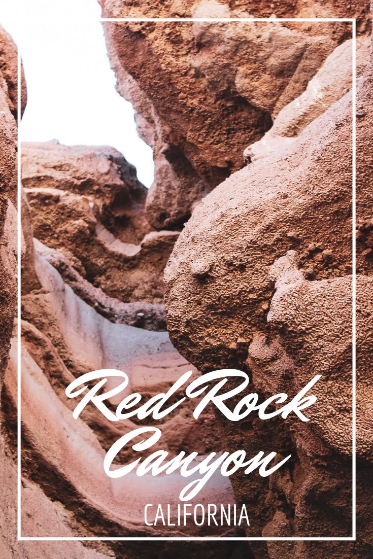 pin Hiking Red Rock Canyon State Park in California