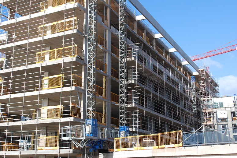 Bellway Homes, Prospect Place Cardiff Bay CASS Scaffolding