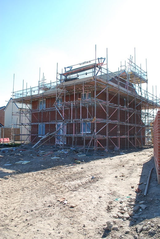 Taylor Wimpey, Rogerstone Latest CASS Scaffolding