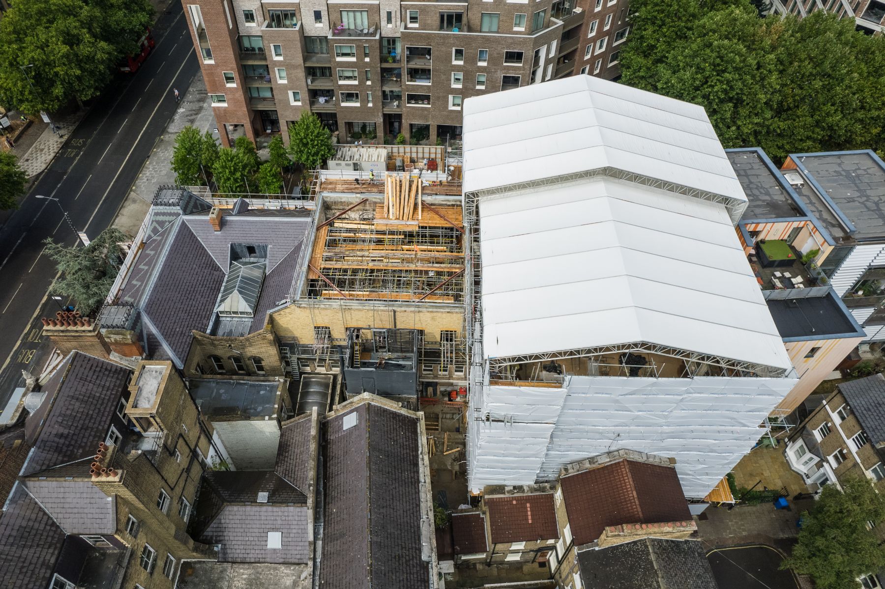 Conamar Walworth Town Hall CASS Scaffolding