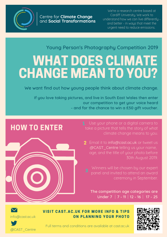 Young person's climate change photography competition cast.ac.uk