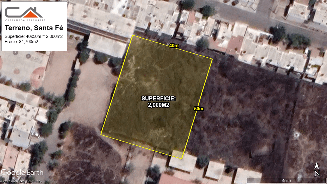 venta terreno santa fe CASTAÑEDA ASESORES