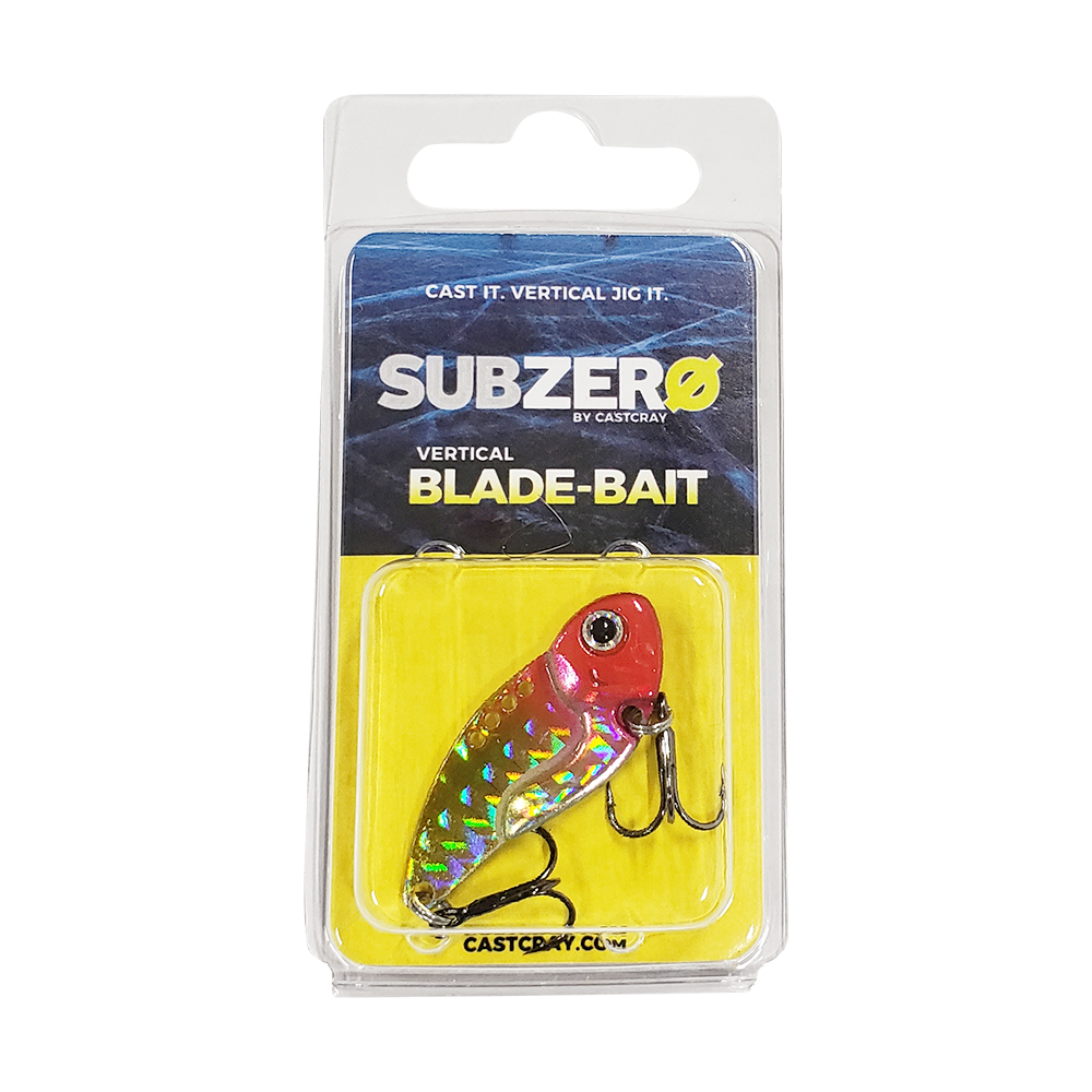 Blade Baits Red Head Gold Holo Cast Cray Outdoors