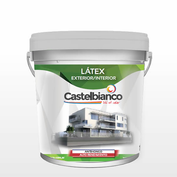 Látex Interior/Exterior Plus Castelbianco® Viví el Color