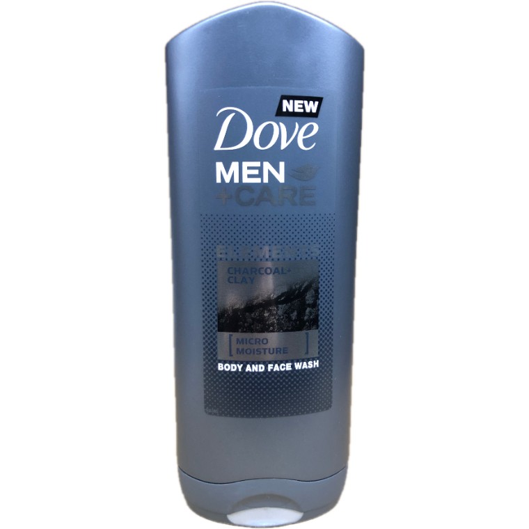 Dove Men Body Wash Charcoal + Clay 400 ml Castillo Distributors
