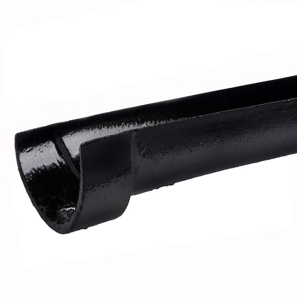 125mm x 75mm Deep Half Round Gutter Cast Iron UK