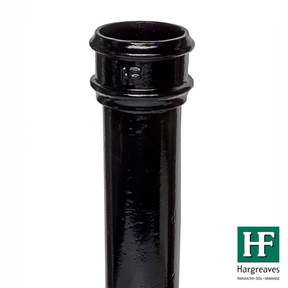 75mm Plain Rainwater Pipe Cast Iron UK