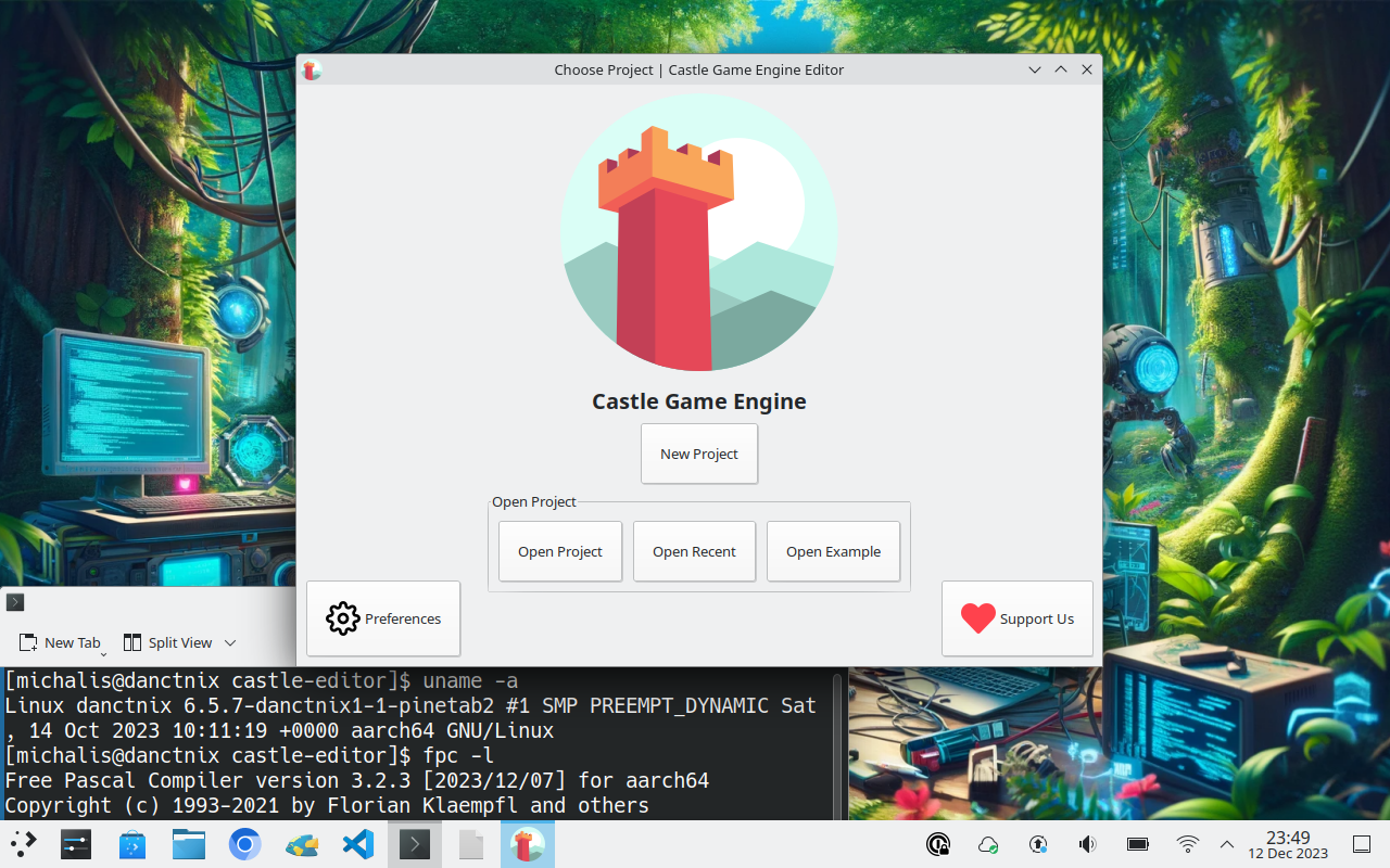 Castle Game Engine on PineTab2, Linux tablet from PINE64 – Castle Game