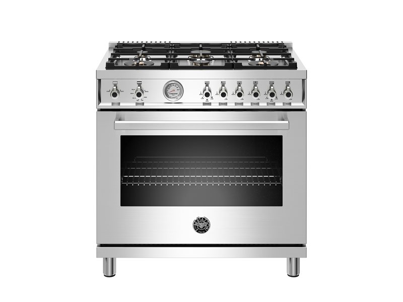 Bertazzoni PROF366GASXT Professional Series Gas Range 36" Castle