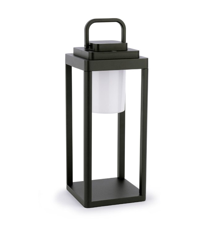 Lester Rechargeable Outdoor Table Lantern IP44 Castle Lighting